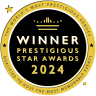 Prestigious Star Awards 2024 - Winner badge